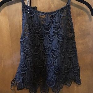 Black Lace Top